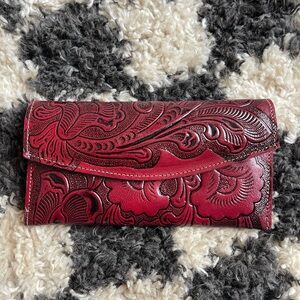 Genuine, handmade, leather wallet